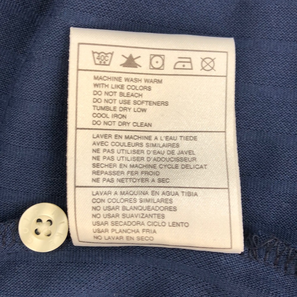 Nike Golf Dri Fit Navy Short Sleeve Polo Shirt - Picture 6 of 6
